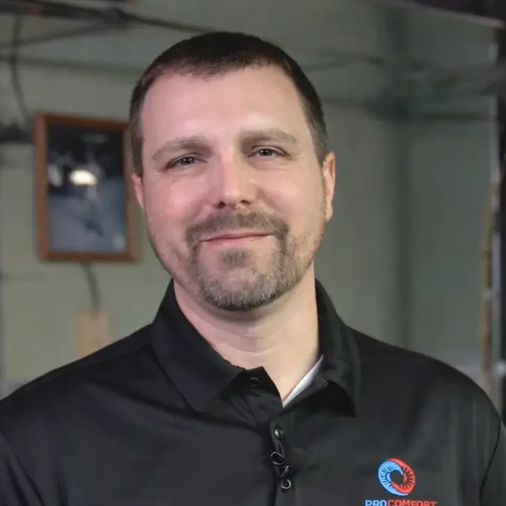 ProComfort HVAC Owner Greg Roberts