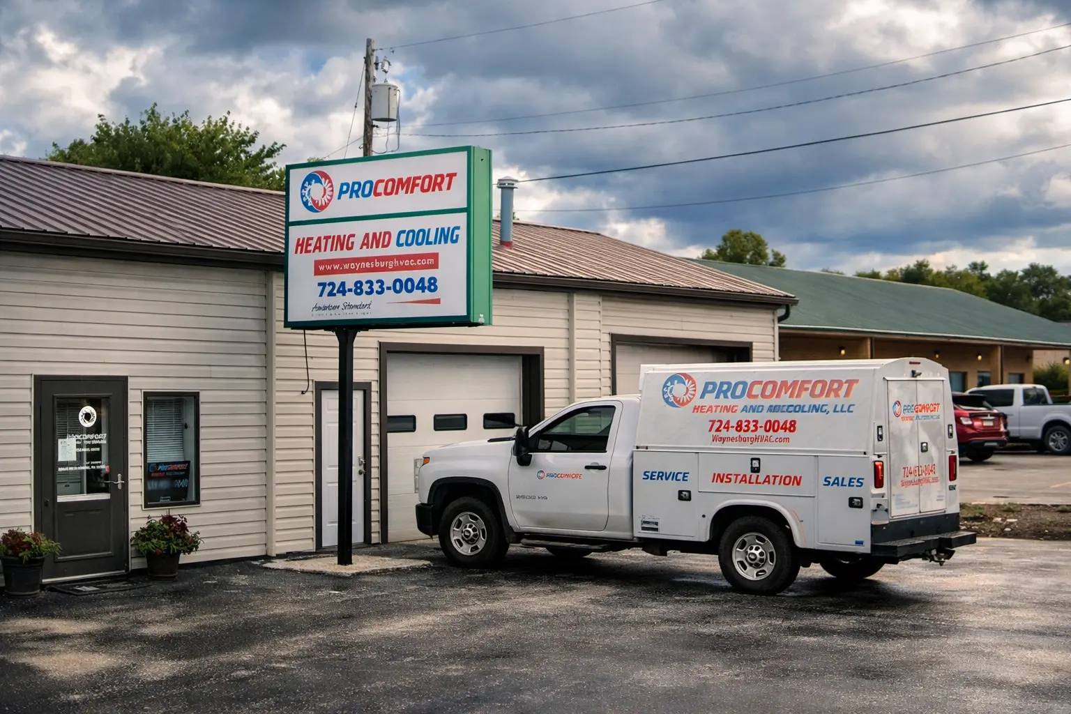 ProComfort HVAC HQ in Waynesburg, PA