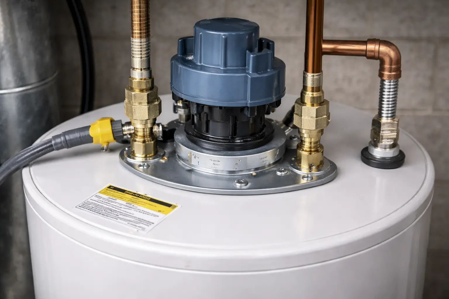 Water heater circulator pump