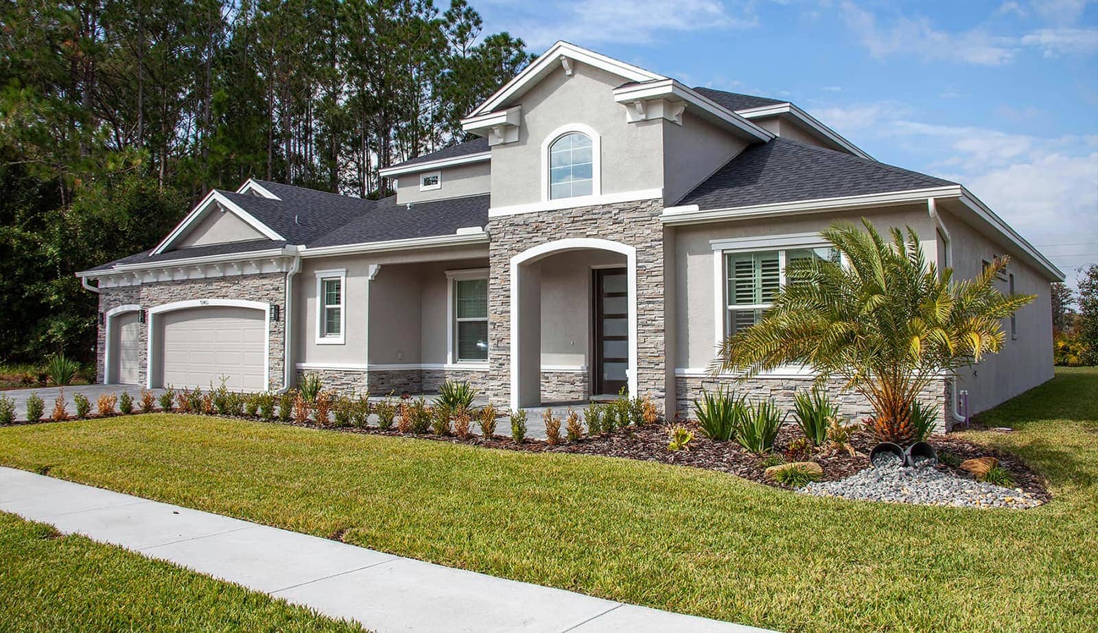 Modern luxury house exterior