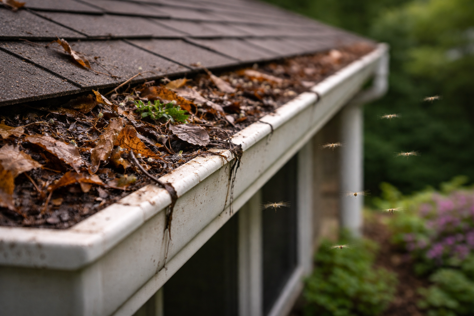 Clogged Gutters