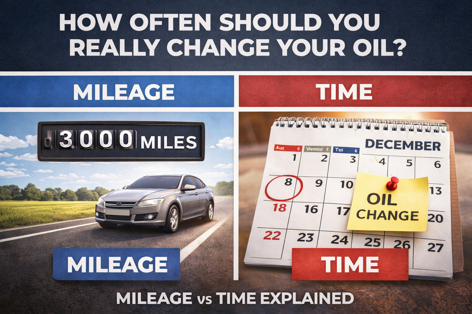How Often Should You Really Change Your Oil? Mileage vs Time Explained