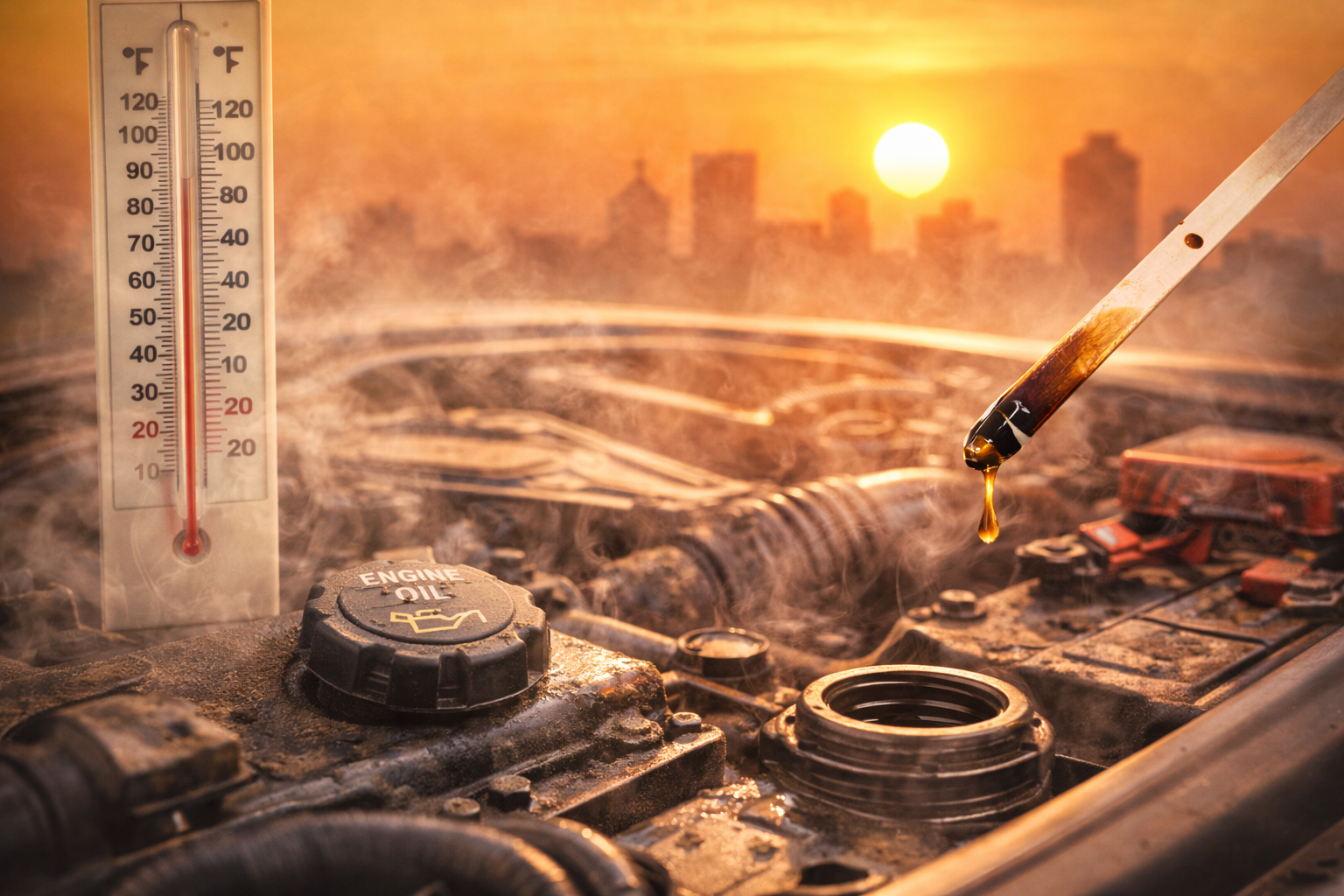 Why Memphis Heat Breaks Down Engine Oil Faster